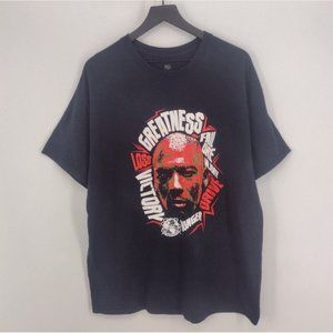 United Sneakerhead Michael Jordan Greatness Black Red Heavyweight T-Shirt Men XL